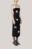 Leila Strapless Flower Applique Tweed Midi Dress for women, from HOBB, The Viet Concept 