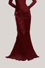 Carmen Off-Shoulder Cowl Maxi Dress for women, from La Vierge, The Viet Concept 