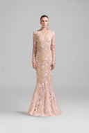 Heli Ostrich Feather Lace Couture Dress for women, from ARTI, The Viet Concept 