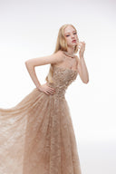 JOSÉPHINE • Edsel Lace Sculpted Maxi Dress