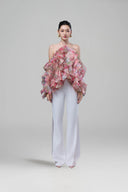 Hanami Ruffle Halter Top for women, from JOSEPHINE, The Viet Concept 