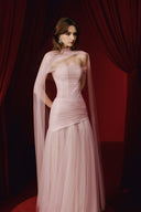 Ayla Crystal Embellished Off-Shoulder Tulle Evening Gown for women, from JOSEPHINE, The Viet Concept