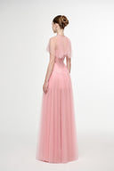 Isabella Blush Sculpted Silhouette Gown for women, from JOSEPHINE, The Viet Concept 