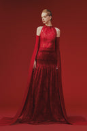 Margée Atelier • Ellen Couture Lace Silk Evening Gown