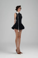 Black Joan Sleeveless Mini Dress for women, from Huelley Rose, The Viet Concept 