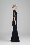 Luminous Enigma - Artistic Cape Mermaid Gown for women, from Tiny Ink, The Viet Concept 