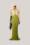 Bessie Gathered Scoop Neck Spandex Maxi Dress for women, from Das La Vie, The Viet Concept 
