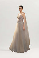 JOSÉPHINE • Martha Celestial Embellished Evening Gown