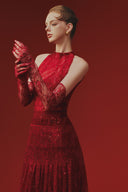 Margée Atelier • Ellen Couture Lace Silk Evening Gown