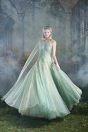 Celestia Crystal-Embellished Tulle Organza Evening Gown for women, from MADDY HATES ROSE, The Viet Concept