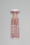 ROSEE de MATIN • Rose Parten Ruffler Midi Dress