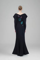 Luminous Enigma - Artistic Cape Mermaid Gown for women, from Tiny Ink, The Viet Concept 