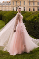 Rachel Blush Tulle Corset Gown for women, from JOSEPHINE, The Viet Concept 