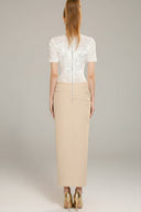 Exquisite Authority Crepe Gown with Crystal Cape for women, from DO LONG, The Viet Concept