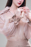 Ilaria Straight Poet Sleeved Organza Shirt for women, from Lam Khue, The Viet Concept 