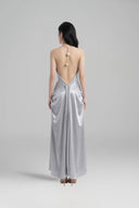 Satiné Crystal Satin Gown for women, from LA VIERGE, The Viet Concept
