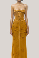 Yellow Isla Maxi Dress for women, from Huelley Rose, The Viet Concept 