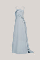Bich Tuyen A-line Spaghetti Strap Silk Organza Floor Length Dress for women, from TINH, The Viet Concept