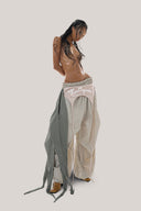 Beige Kalista Pants  for women, from Huelley Rose, The Viet Concept 