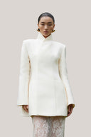 White Delphine Vest for women, from HUONG, The Viet Concept 
