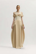 Juno Architectural Bow Dress for women, from JENNY K TRAN, The Viet Concept 