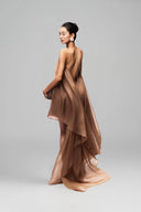 Brown Crystal Handbag for women, from Pham Studio. The Viet Concept 