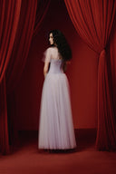 Serena Ethereal Tulle Cape A-Line Evening Gown for women, from JOSEPHINE, The Viet Concept