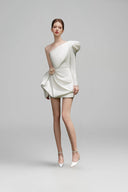 White Aveline Mini Dress for women, from CALISTA, The Viet Concept