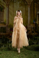 Celeste Couture Soft Tulle Organza Evening Gown for women, from MADDY HATES ROSE, The Viet Concept