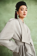 Gray Amburg Classic Tailored Pant for women, from WHITE PLAN, The Viet Concept 