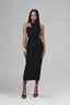 Black Goblet Midi Dress for women, from Keira tong, The Viet Concept 