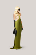 Bessie Gathered Scoop Neck Spandex Maxi Dress for women, from Das La Vie, The Viet Concept 