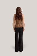 Brown Soline Corset for women, from Calista, the Viet Concept