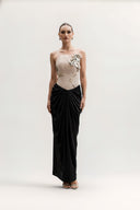Samyra Noir Étoile Velvet Corset Gown for women, from JOSEPHINE, The Viet Concept 