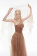 JOSÉPHINE • Elysia Lace-Embellished Tulle Gown