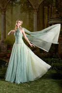 Celestia Crystal-Embellished Tulle Organza Evening Gown for women, from MADDY HATES ROSE, The Viet Concept