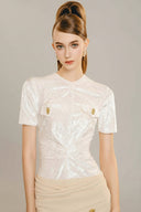 Exquisite Authority Crepe Gown with Crystal Cape for women, from DO LONG, The Viet Concept