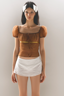 Gigi Sheer Puff Top for women, from Huelley Huelley, The Viet Concept 