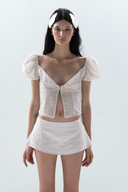 Laura Puff Off White Top for women, from Huelley Huelley, The Viet Concept 