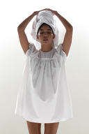 White Delphine Mini Dress for women, from Huelley Huelley, The Viet Concept 
