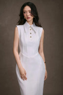 KEIRA TONG • Sculpted Sleeveless Dress