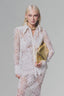 White Petal Sheer Long Slevees Shirt for women, from Keira Tong, The Viet Concept 