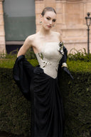 Samyra Noir Étoile Velvet Corset Gown for women, from JOSEPHINE, The Viet Concept 