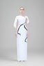 Flower's Whisper - Asymmetrical Cape Evening Dress for women, from Tiny Ink, The Viet Concept 
