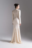 L'ALLÉE • Opaline Bloom Lace Evening Dress