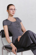 Divine Sculpted Waist Short Sleeve Top for women, from ARTI, The Viet Concept 