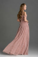 IHF STUDIO • Aurelia Vine Guipure Lace Off-Shoulder A-Line Dress
