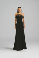 Fleur de Cristal Off-Shoulder Maxi Gown for women, from L'SCARLETT, The Viet Concept