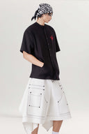 CAOSTU • Beetle Button-Up Tee Cotton - The Viet Concept