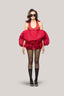 Jacobs Bodycon Puffy Sleeved Polyester Mini Dress for women, from Das la Vie, The Viet Concept 